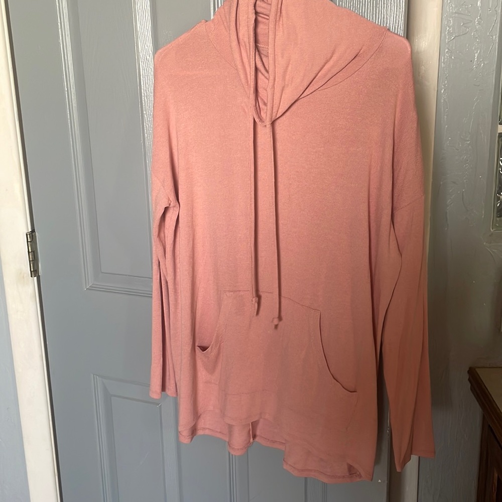 Small lightweight cowl neck jacket NWOT